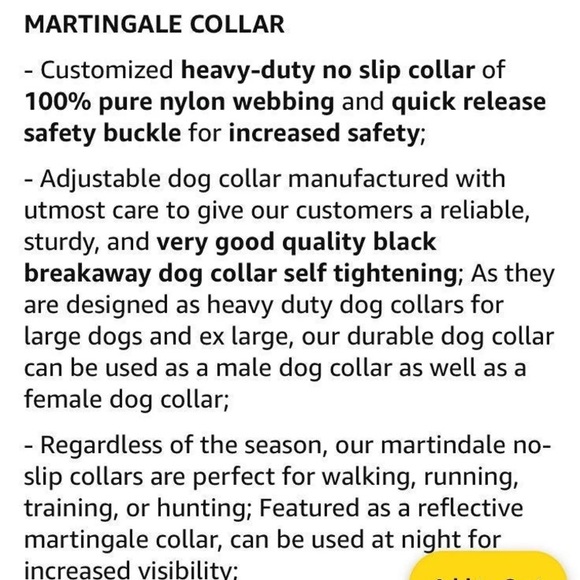 Martindale Reflective Dog Collar and Leash - Picture 7 of 9